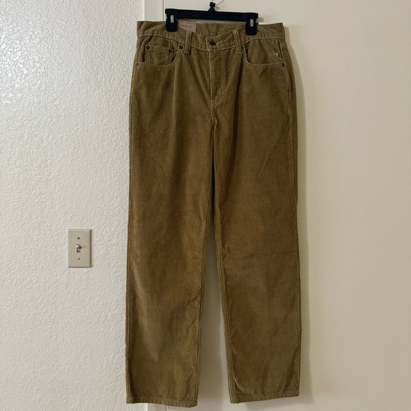 NWT Levi’s Low Pro Brown Corduroy Mid Rise Jeans - Picture 2 of 5